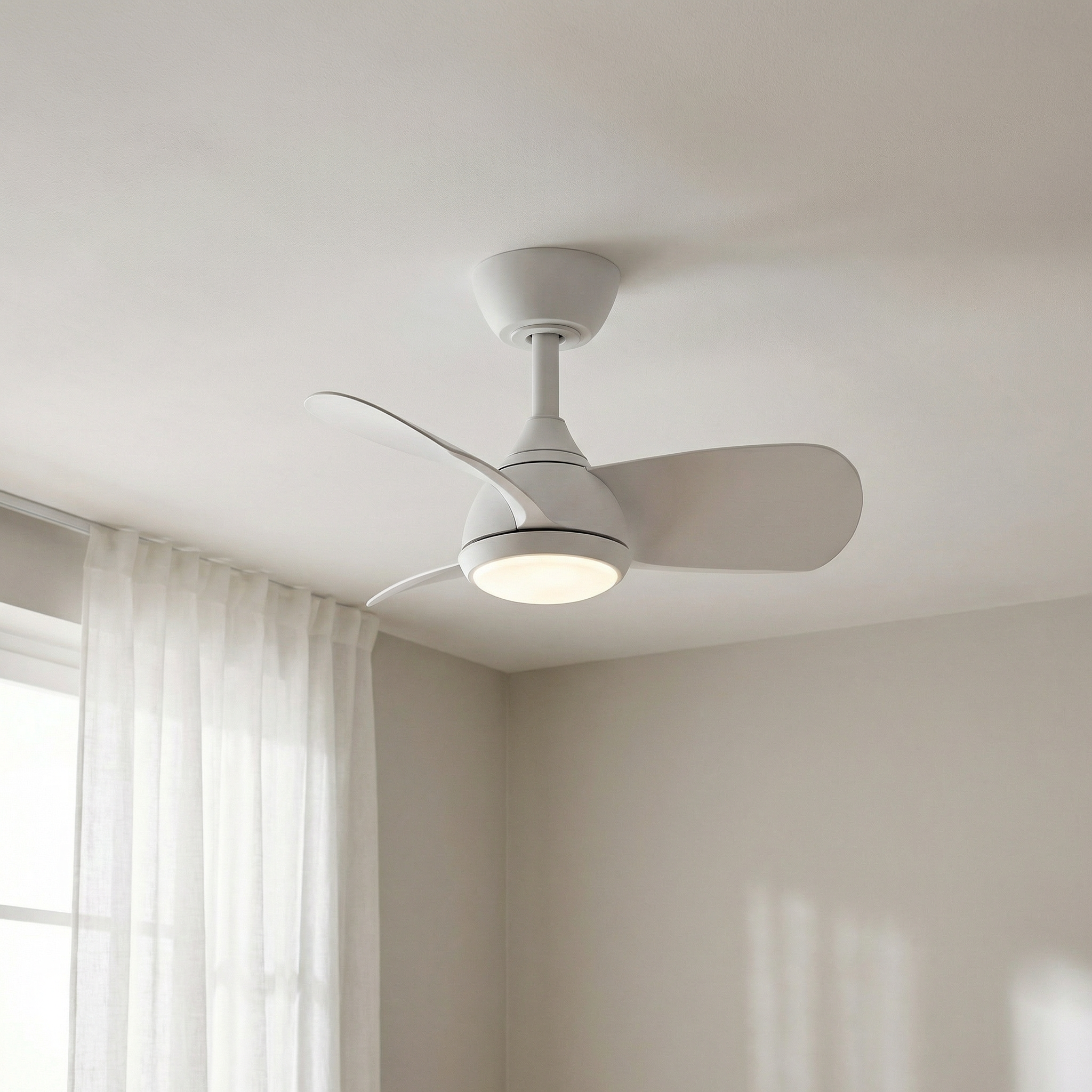 Veleo Ceiling Fan 60 cm (<8 m²) – 3 ABS Blades
