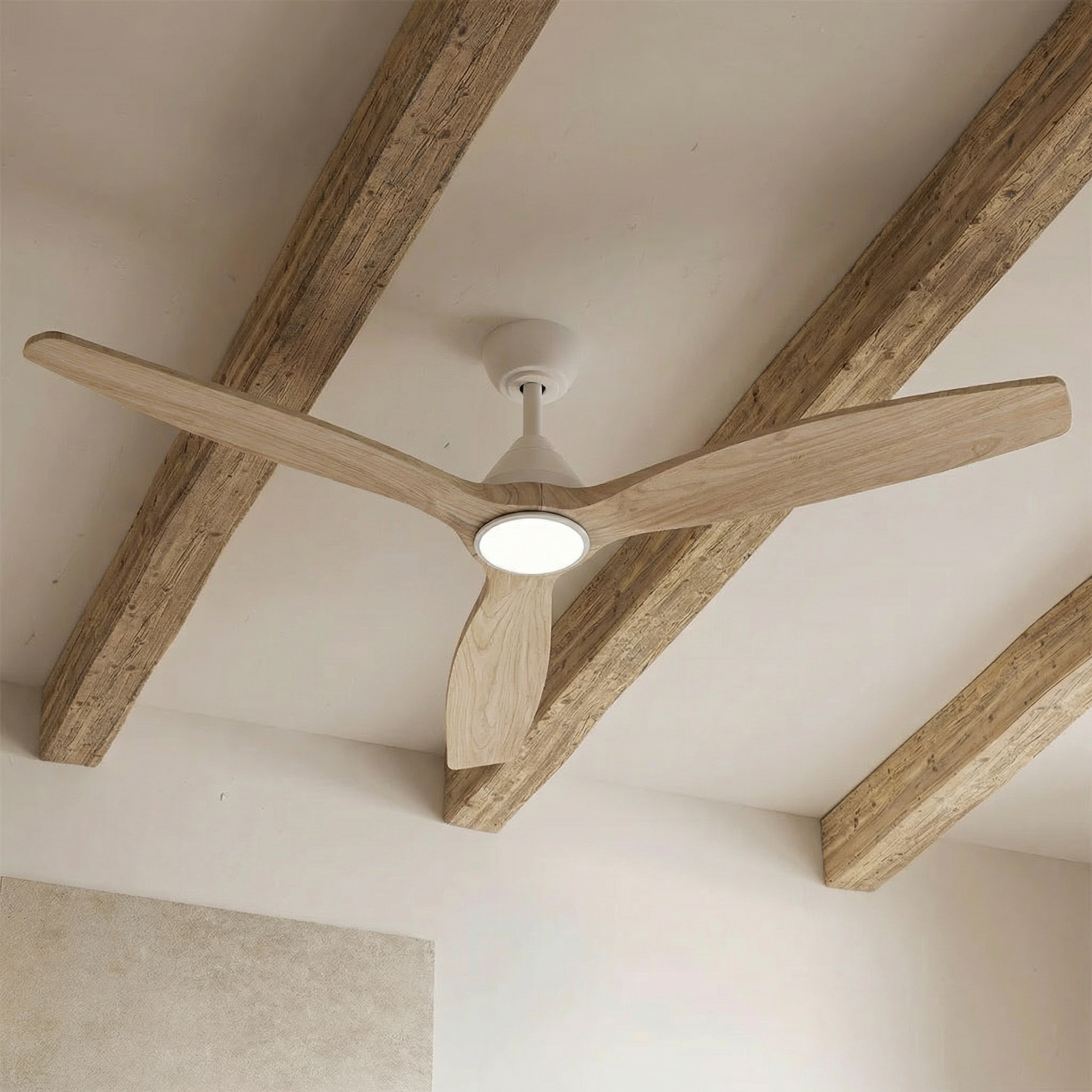 Dolomiti Wooden Ceiling Fan (132 cm / 112 cm)