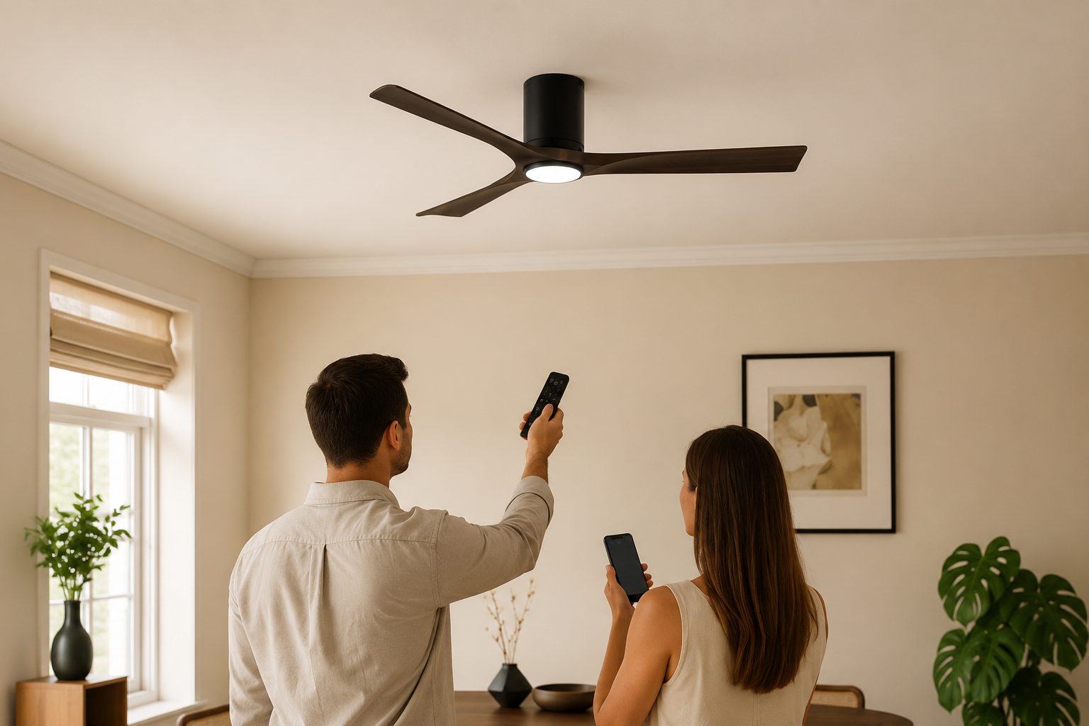Enjoy the comfort of a smart home with a programmable timer, Wi-Fi control, and remote control.