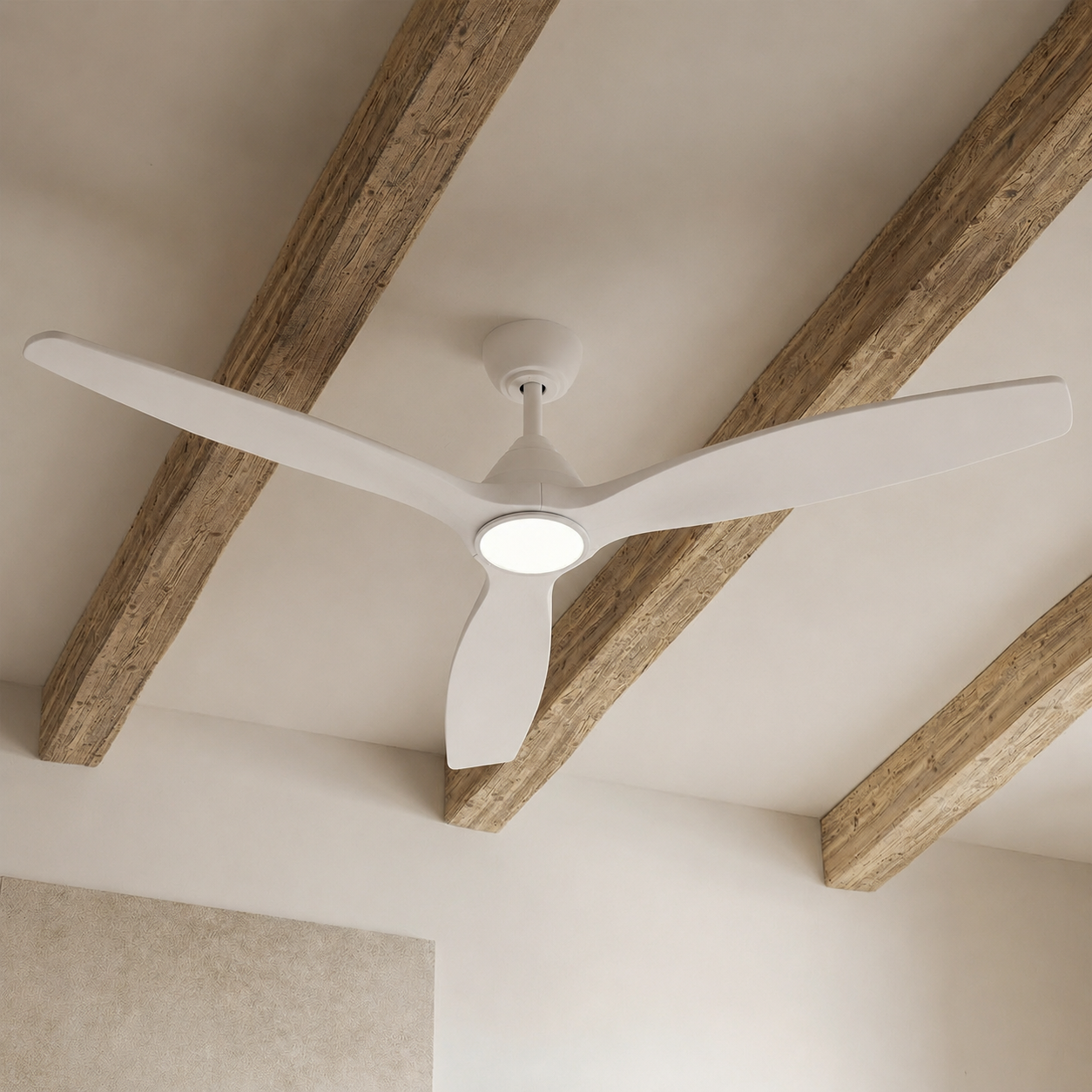 Dolomiti Wooden Ceiling Fan (132 cm / 112 cm)