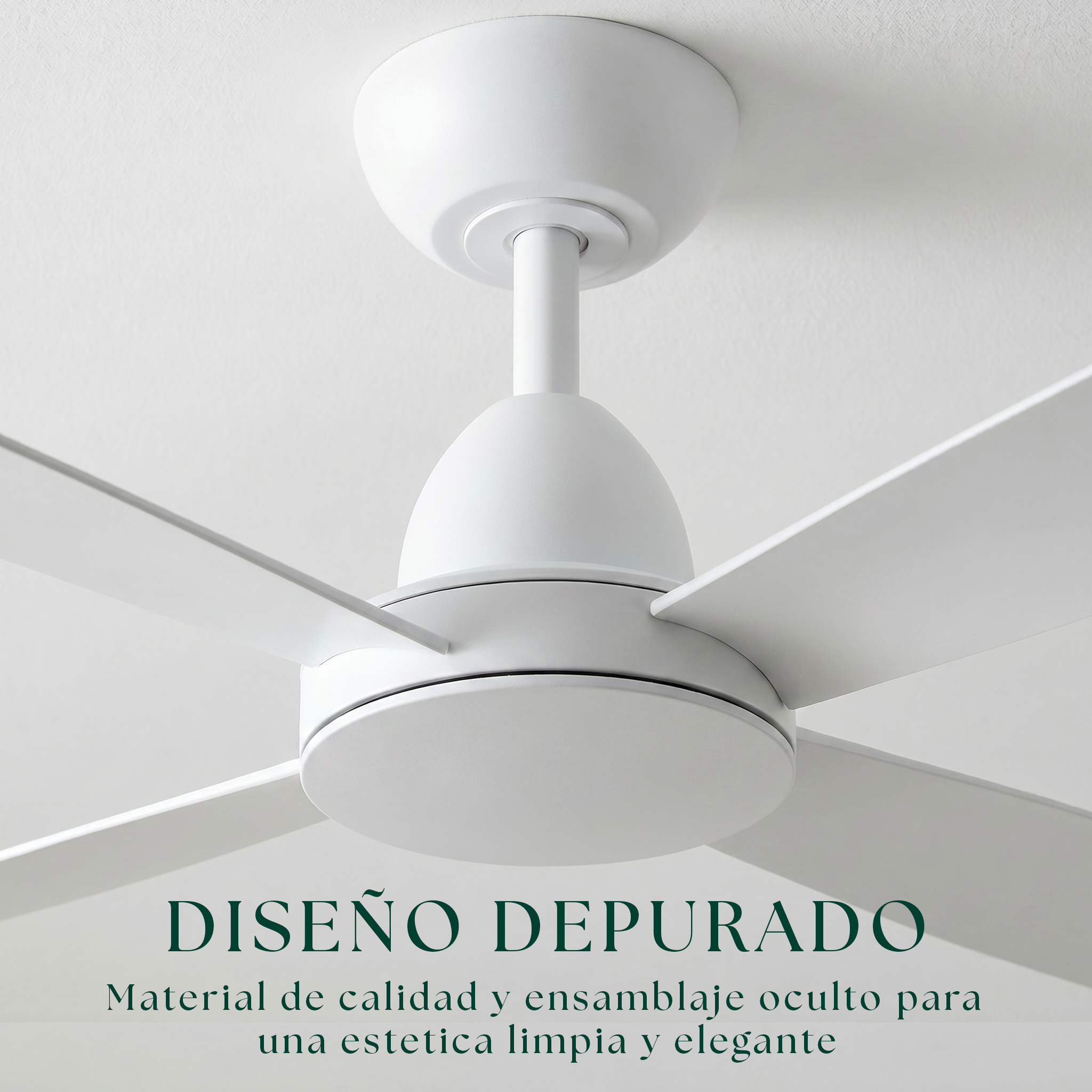 Saona 122cm Ceiling Fan (7–20 m²) – 4 ABS Blades
