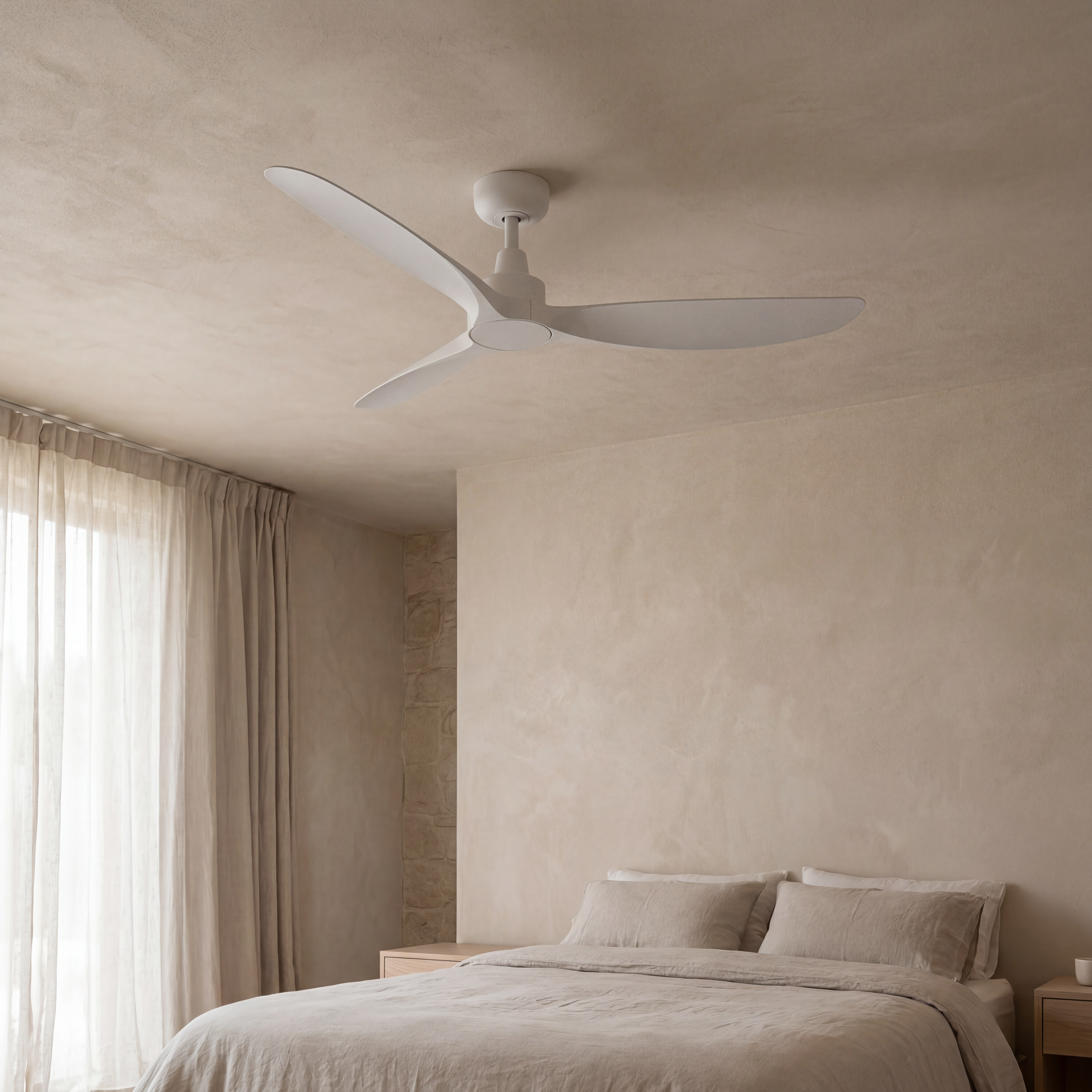 Marea Ceiling Fan 132 cm (10–25 m²) – 3 ABS blades