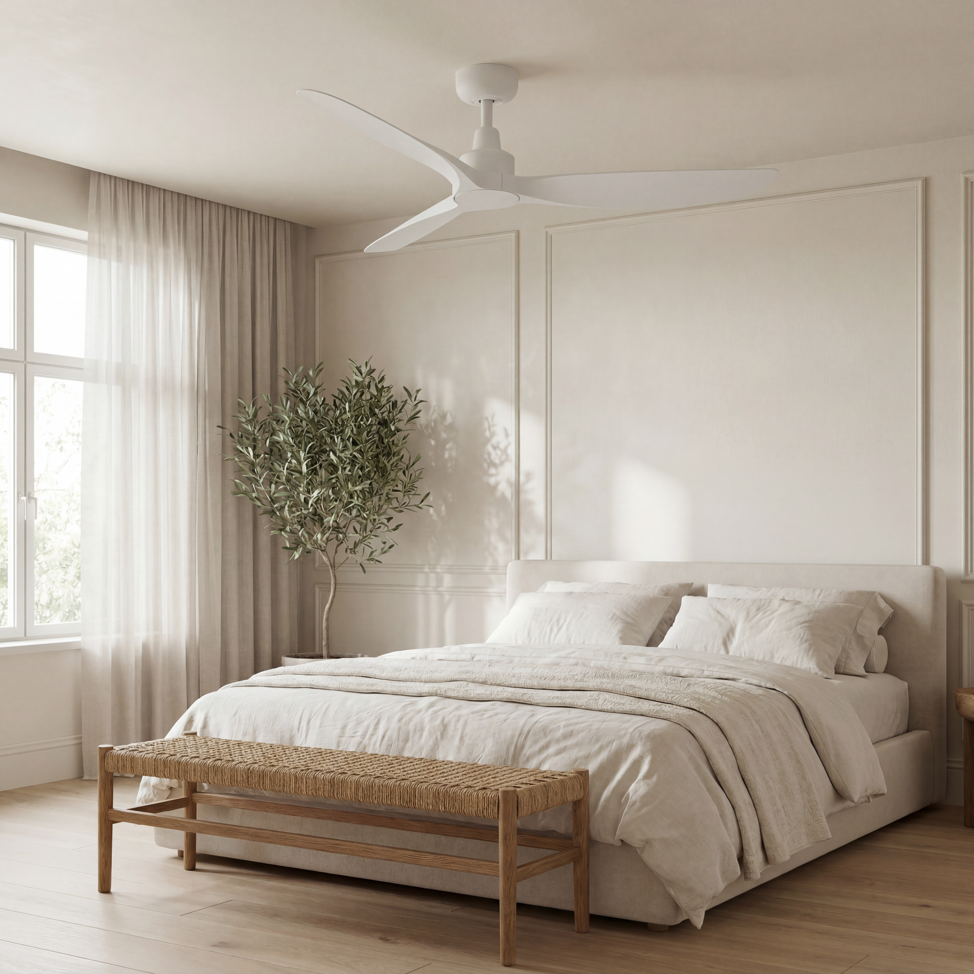 Marea Ceiling Fan 132 cm (10–25 m²) – 3 ABS blades